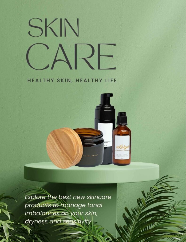 kalya skincare flyer